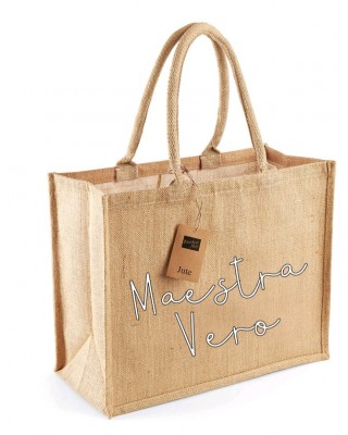 Borsa Juta Mini Gift Bag Personalizzabile