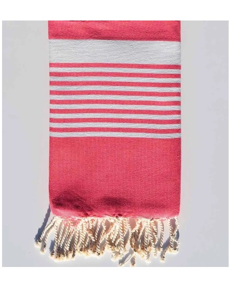 Telo Mare Fouta mod. Arthur col. Magenta - Personalizzabile con il nome