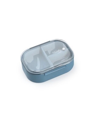 Lunch Box Per Bambini 490 ml - Powder Blue - Personalizzabile con Nome